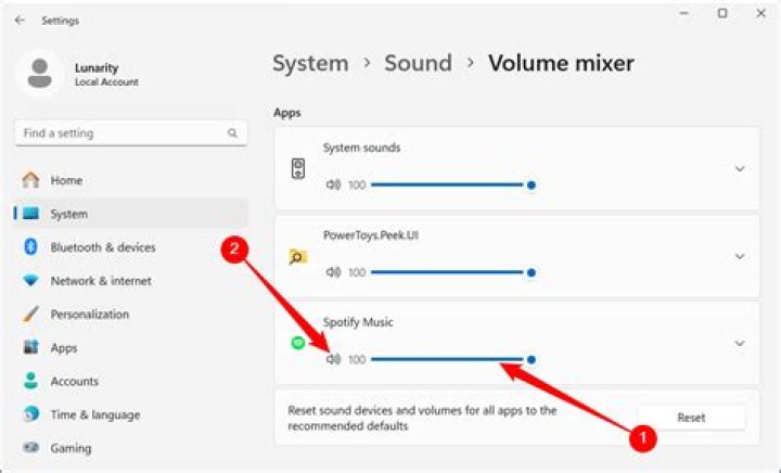 How to use the volume control icon in Windows 10?