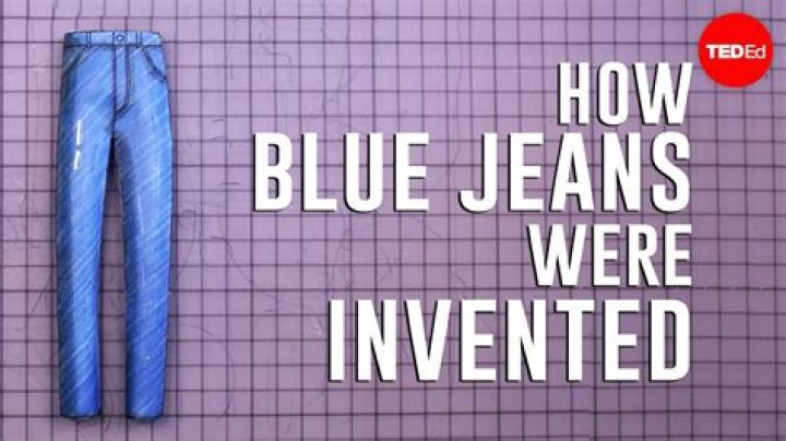 How was blue jeans invented?