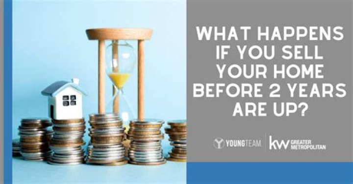 Is it bad to sell your house before 2 years?