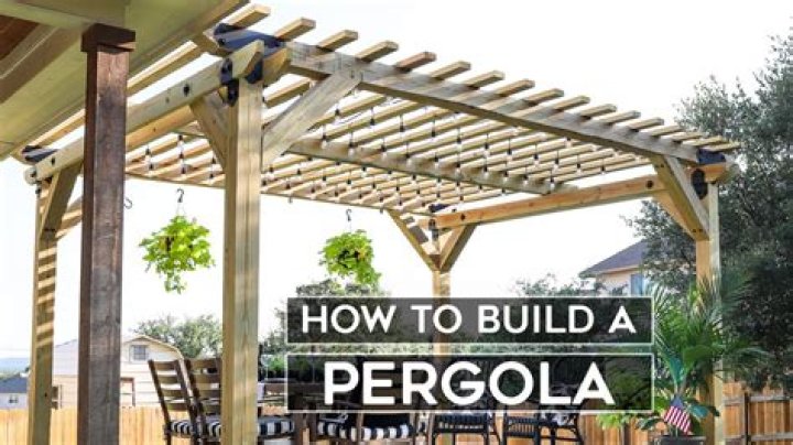 Is it easy to build a pergola?