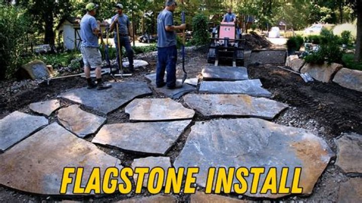 Is it hard to lay flagstone?