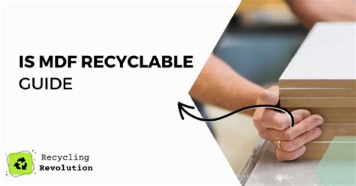 Is MDF a sustainable material?