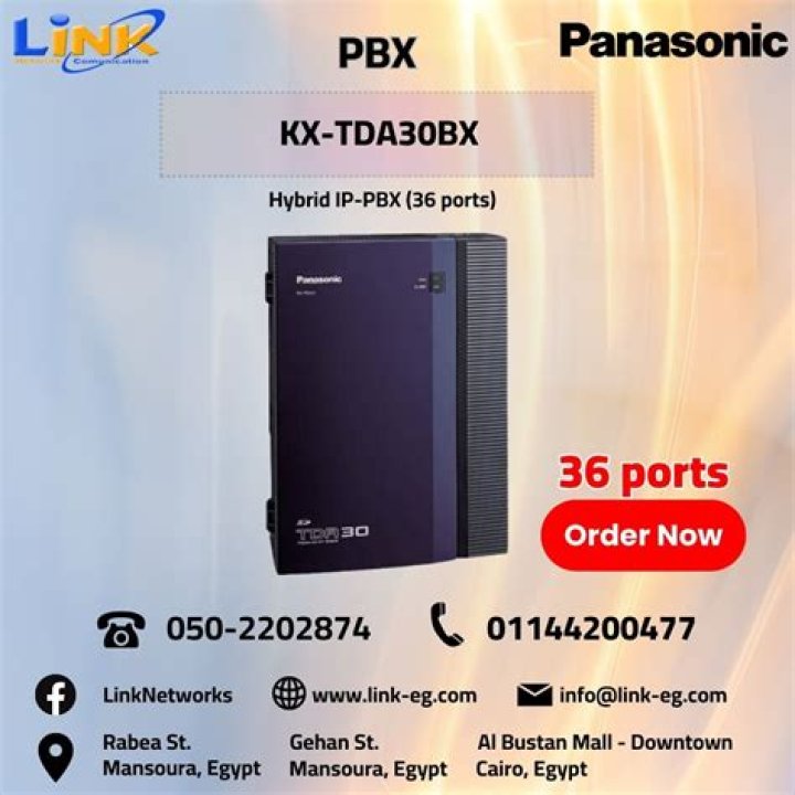 Is the Panasonic kx-tda30bx hybrid IP PBX system?