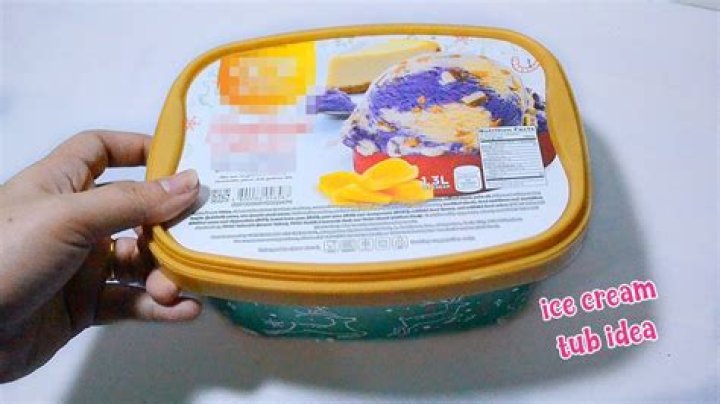 What are ice cream tubs made from?