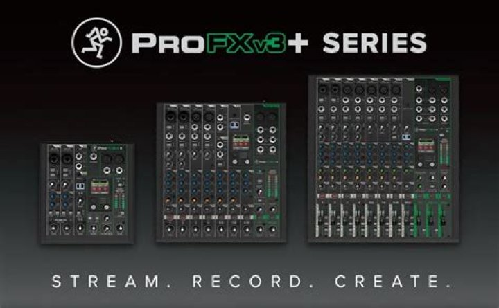 What are the different types of Mackie profxv3 mixers?