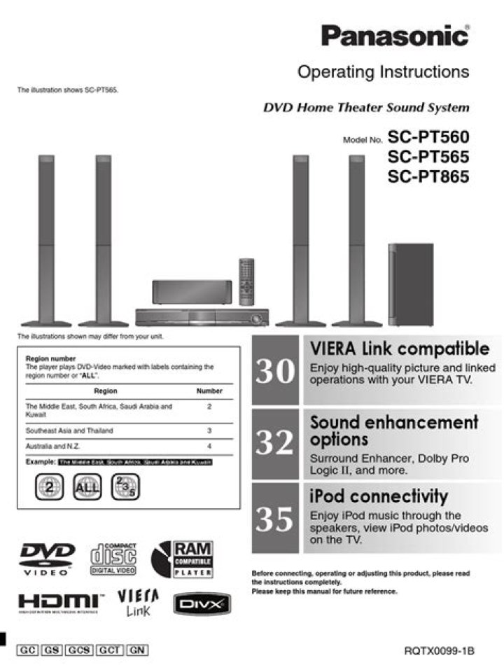 What are the operating instructions for the sc-pt560?