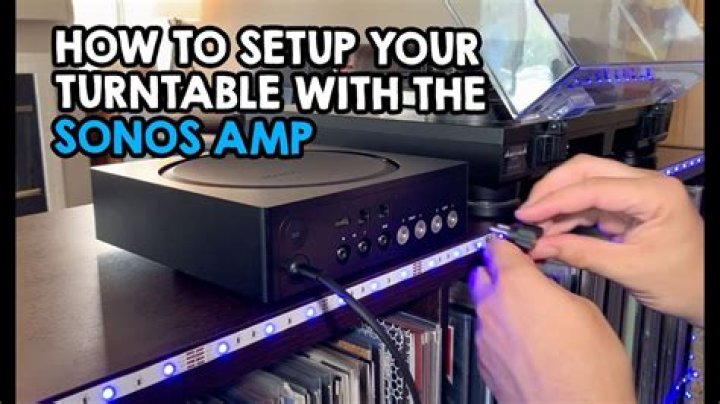 What cable do I need to connect turntable to amp?