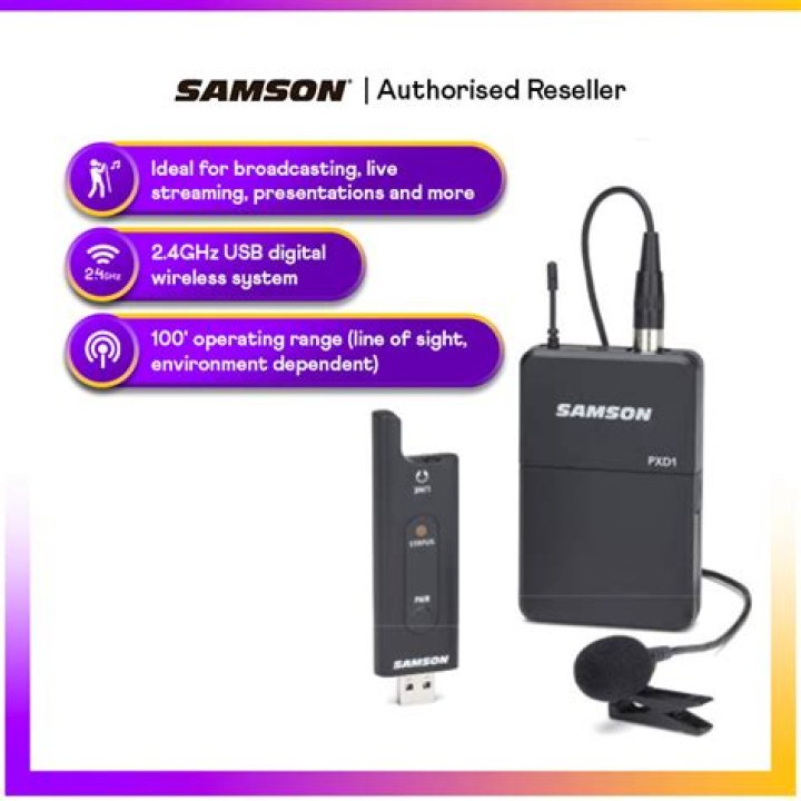 What can you do with a Samson xpd2 lavalier?