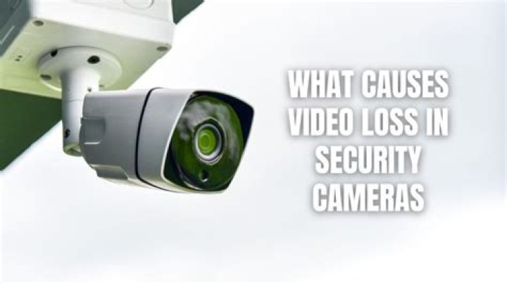 What causes video loss on CCTV?