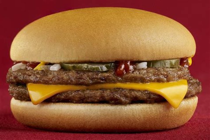 What cheese is on Mcdonalds cheeseburger?