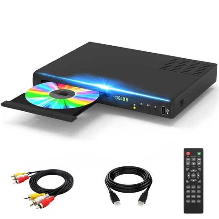 What color is audio on DVD player?