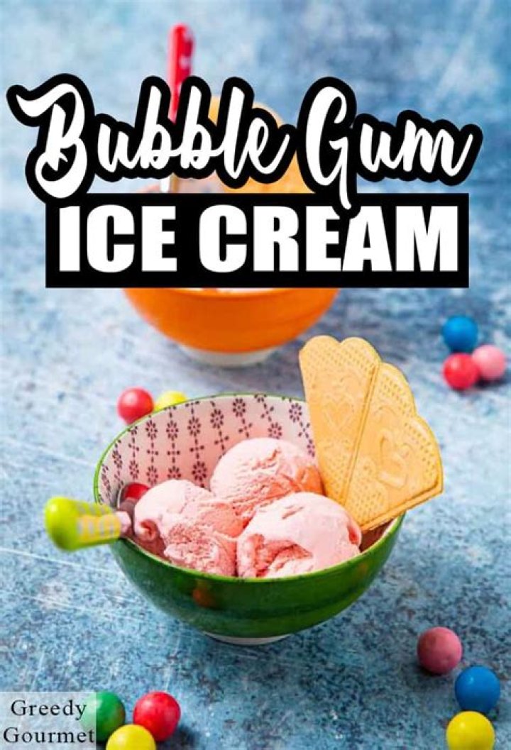 What company makes bubble gum ice cream?