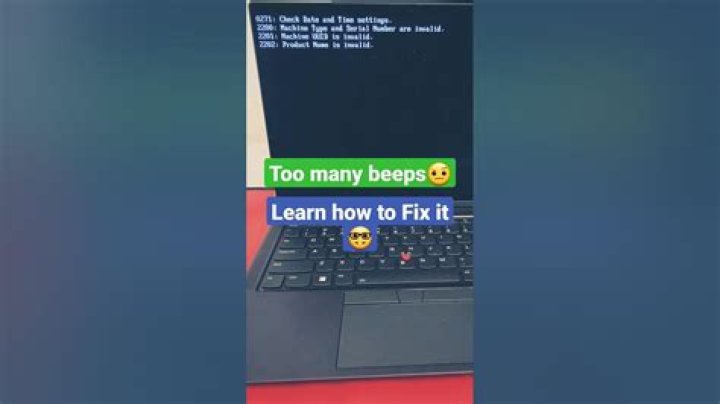 What do I do if my computer wont stop beeping?
