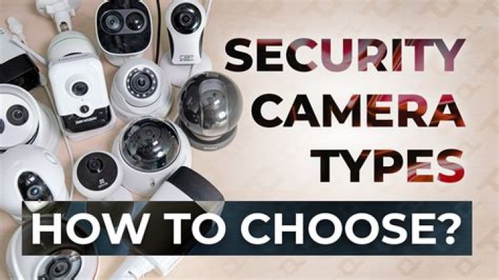What do security cameras need?
