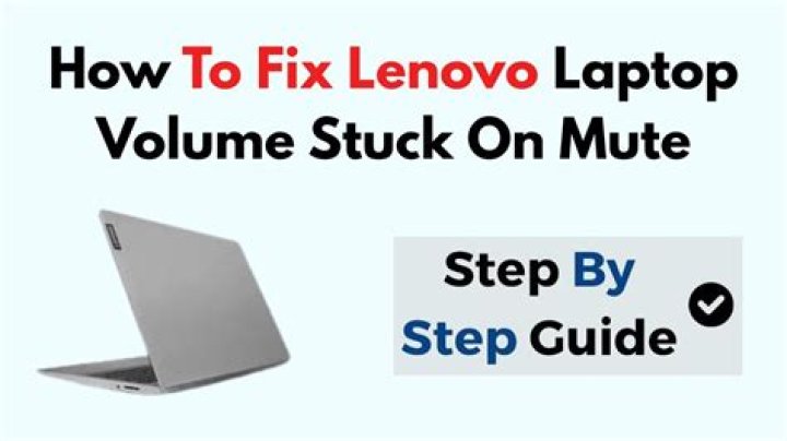 What do you do when your computer is stuck on mute?