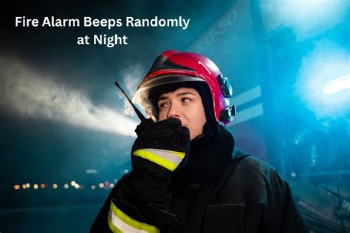 What do you do when your fire alarm randomly beeps?