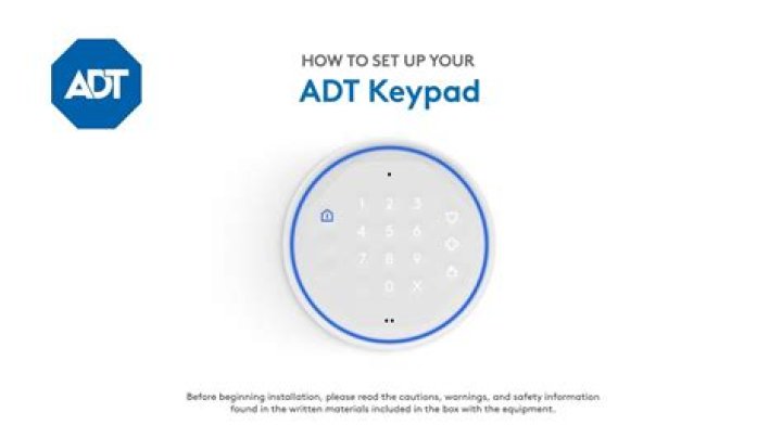 What does 09 mean on ADT keypad?