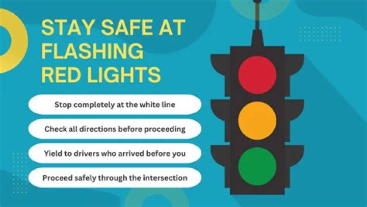 What does a flashing pedestrian light mean?