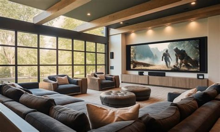 What does a home theater include?