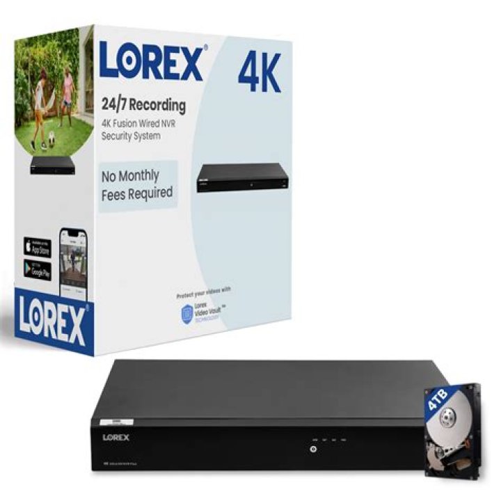 What does the Lorex 4K Ultra HD DVR do?