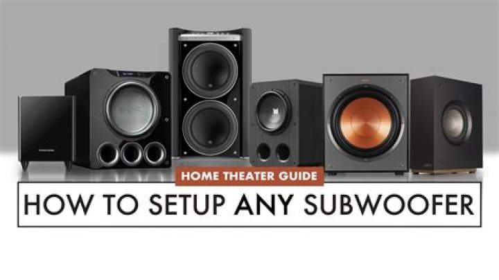 What does the subwoofer setting do?