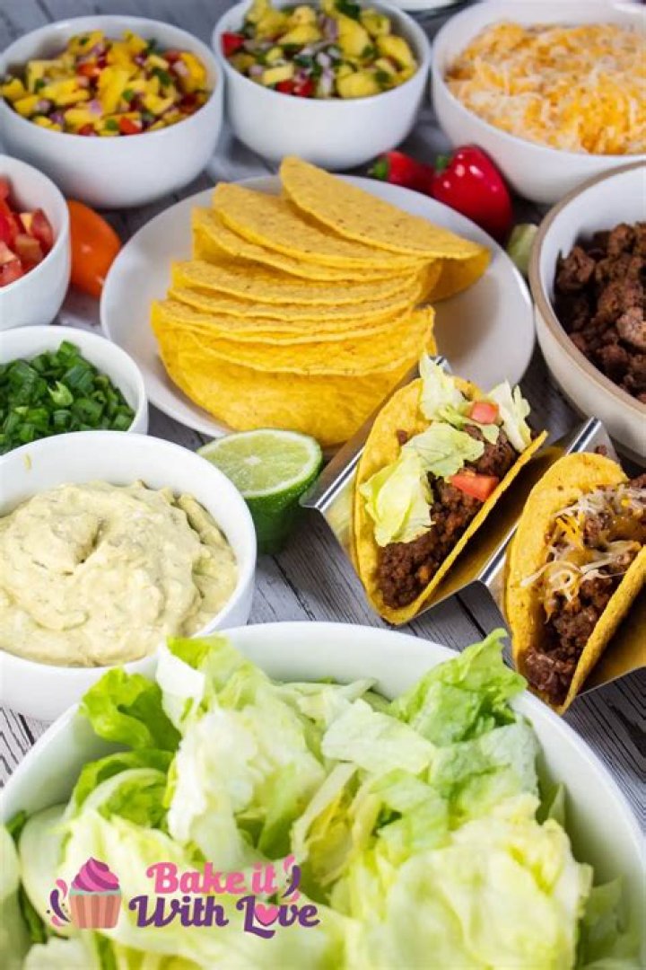 What goes into a taco bar?
