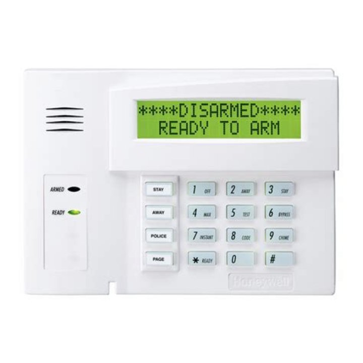 What happens if my Honeywell Vista alarm panel has a low battery?