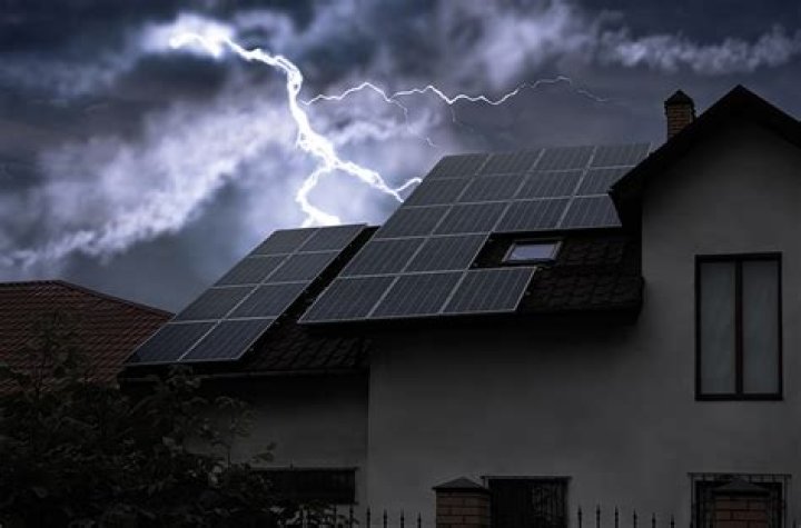 What happens if your house is hit by lightning?