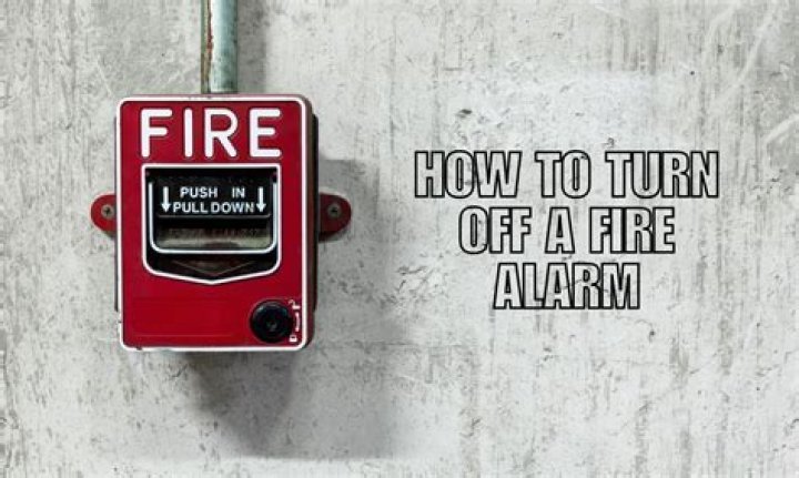 What happens when a fire alarm goes off in a building?