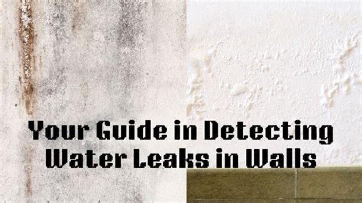 What happens when you have a water leak in your wall?