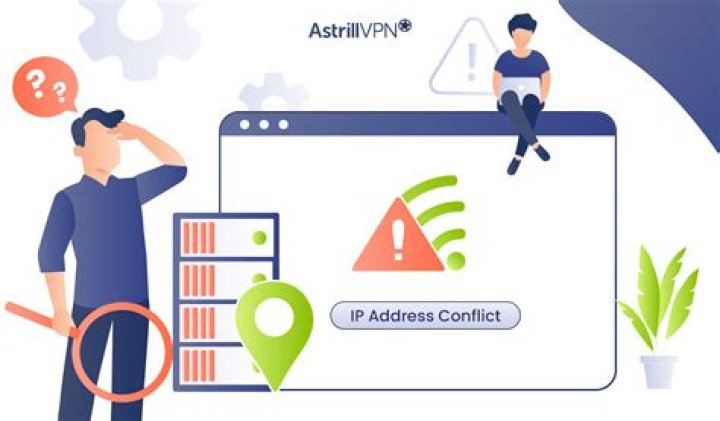 What happens when you have an IP address conflict?