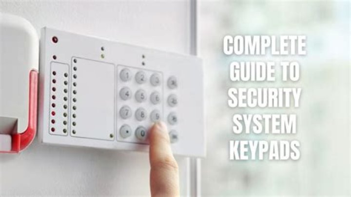 What is a security system keypad?