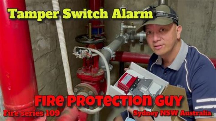 What is an alarm tamper switch?