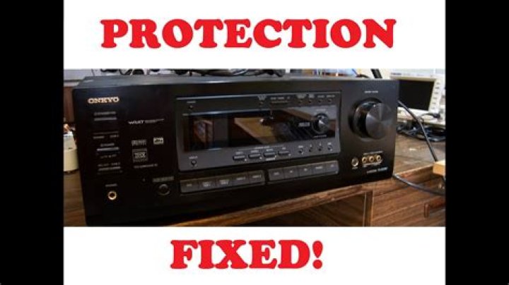 What is protect mode on Onkyo receiver?