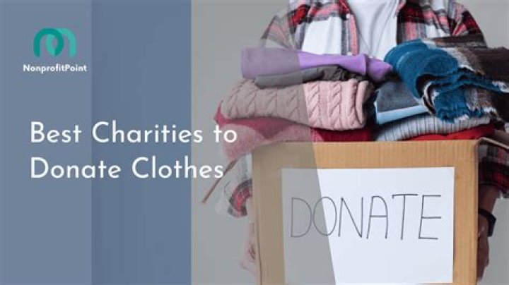 What is the best charity to donate clothes to?