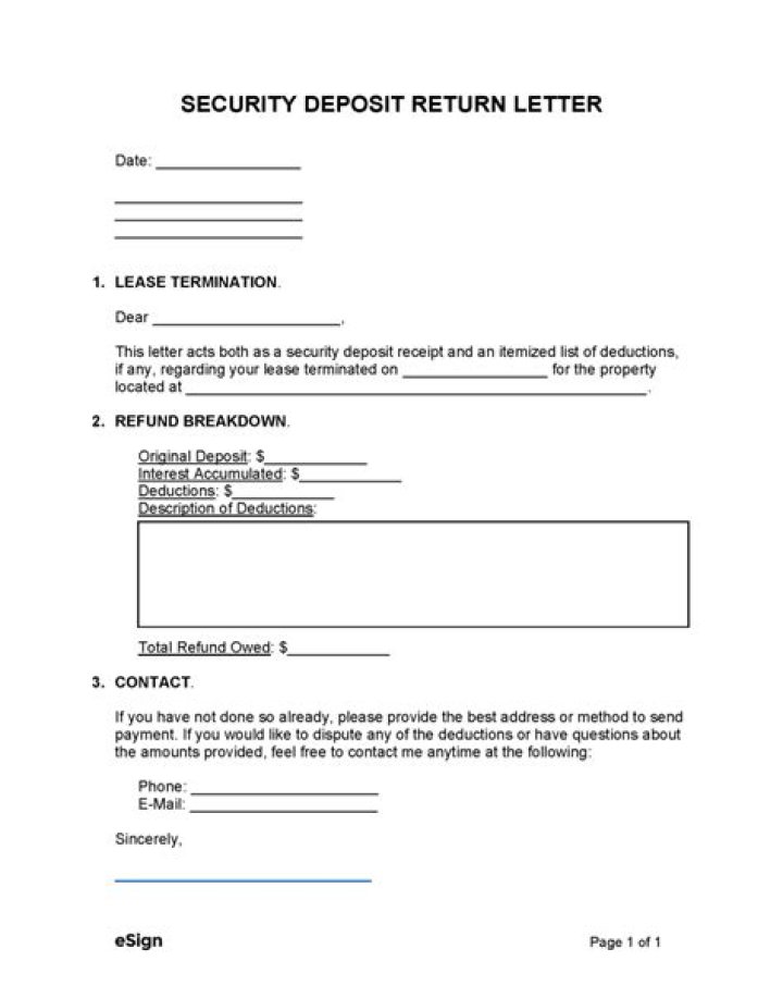 What is the California law on returning a renters deposit?