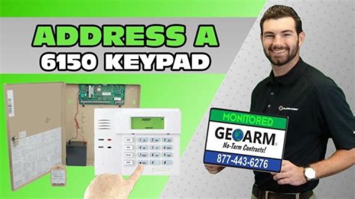 What is the default address for a Honeywell keypad?