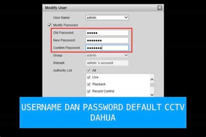 What is the default password for a DVR?