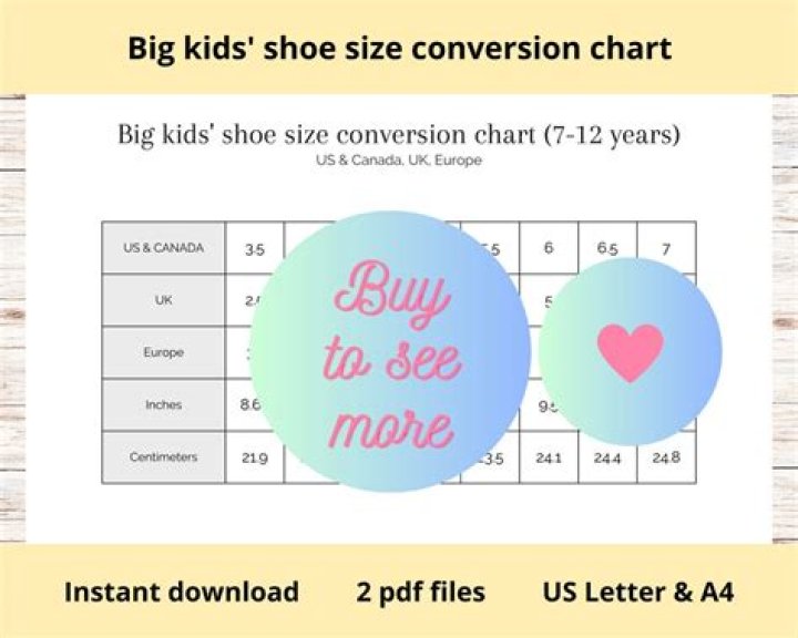 What is the largest big kid shoe size?