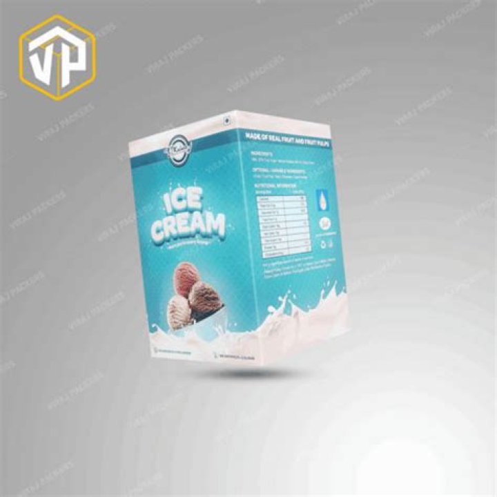 What is the shape of ice cream box?