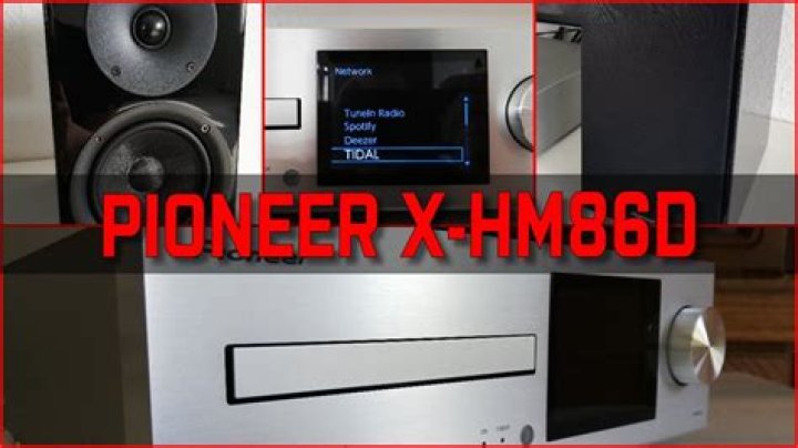 What kind of audio does the pioneer x-hm86d play?
