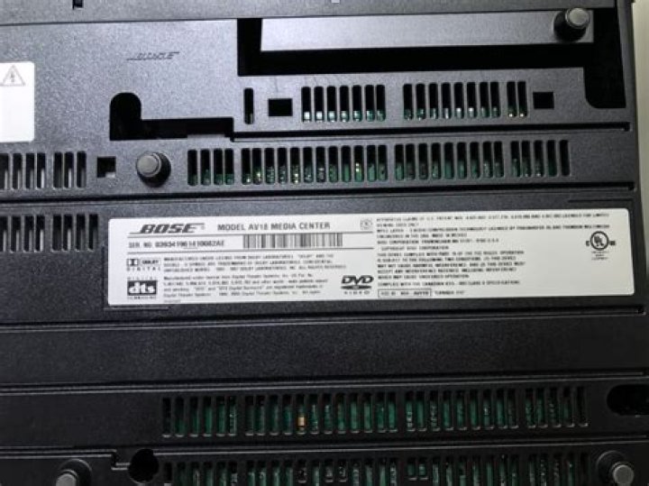What kind of CD player does Bose AV18 have?