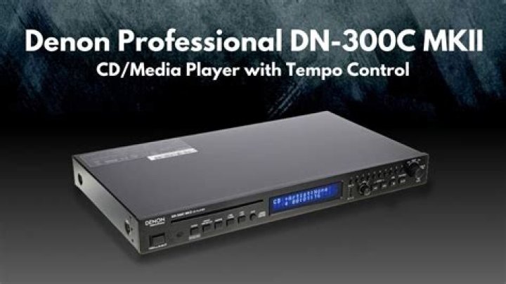 What kind of CD player does Denon DN 300C MkII have?