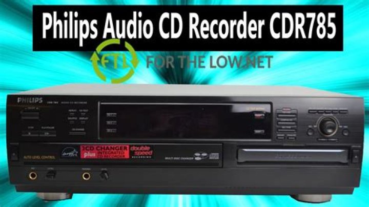 What kind of CD-RW does the Philips cdr785 use?