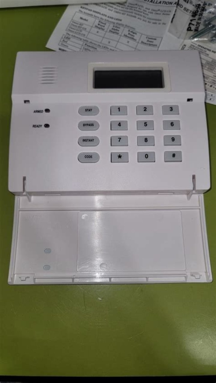 What kind of keypad do I need for FBII alarm?