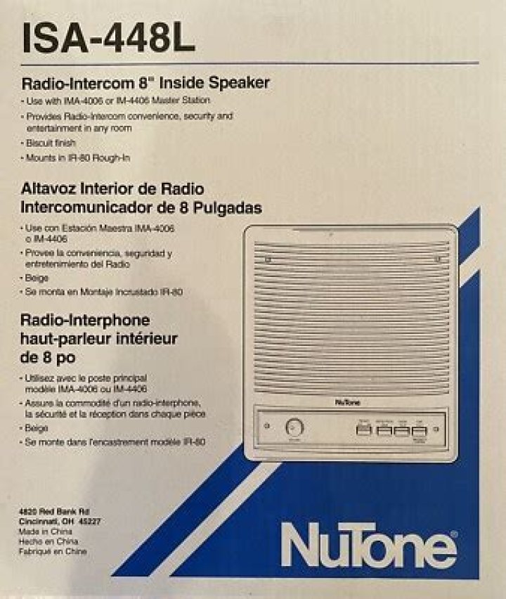 What kind of radio does the NuTone im4406 have?