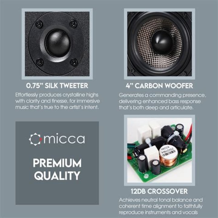 What kind of sound does a Micca speaker make?