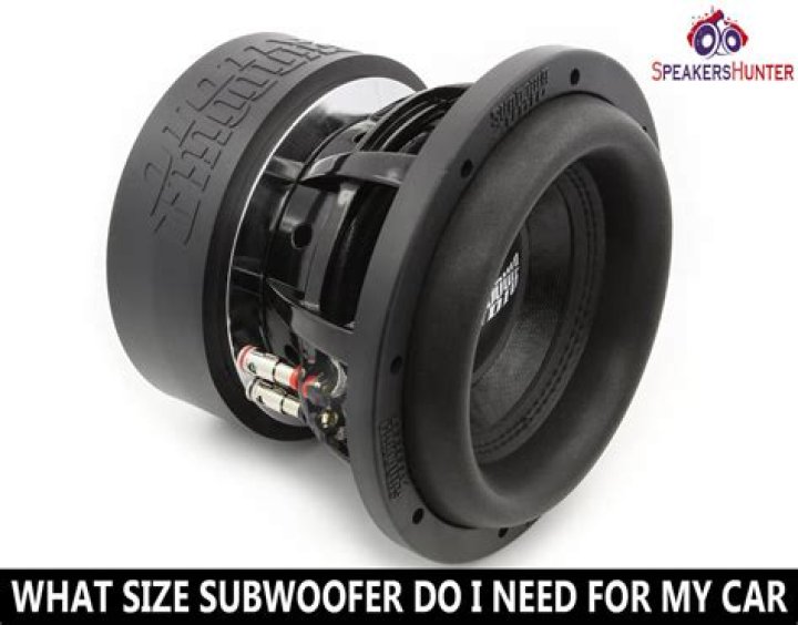 What kind of subwoofer do I need for my sound bar?