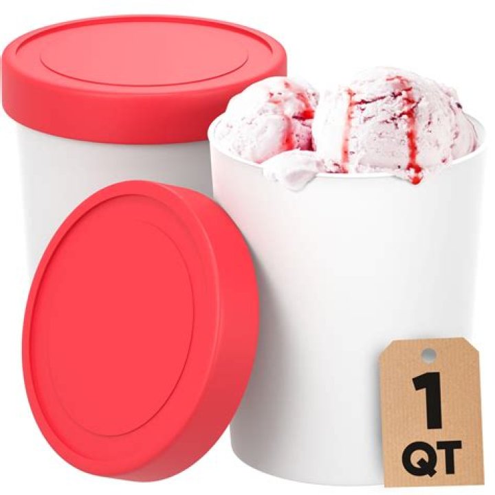 What plastic is used for ice cream containers?