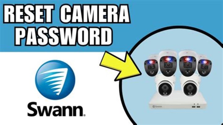 What should I do if I Forgot my Swann camera password?